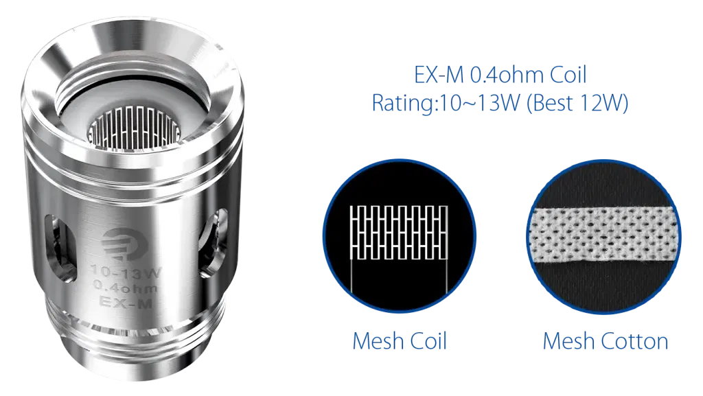 Joyetech EX-M 0.4ohm Mesh Head Joyetech EX-M 0.4ohm Mesh Head