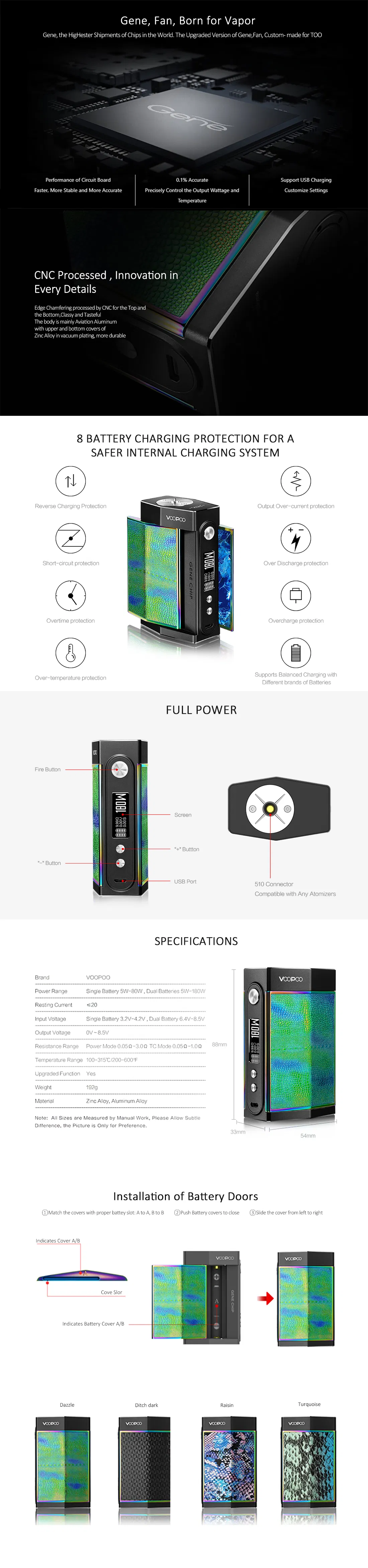 VOOPOO TOO 180W Kit VOOPOO TOO 180W Kit