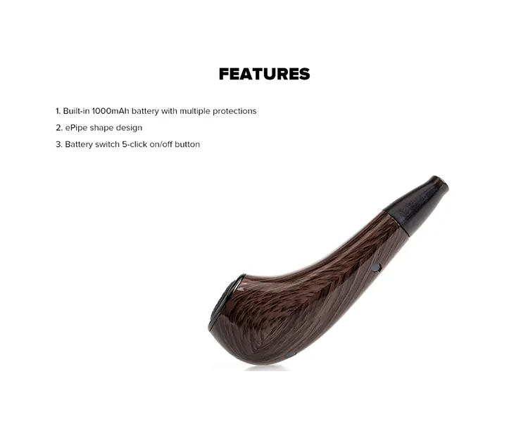 Kamry Turbo K Pipe Vape Kit 1000mAh